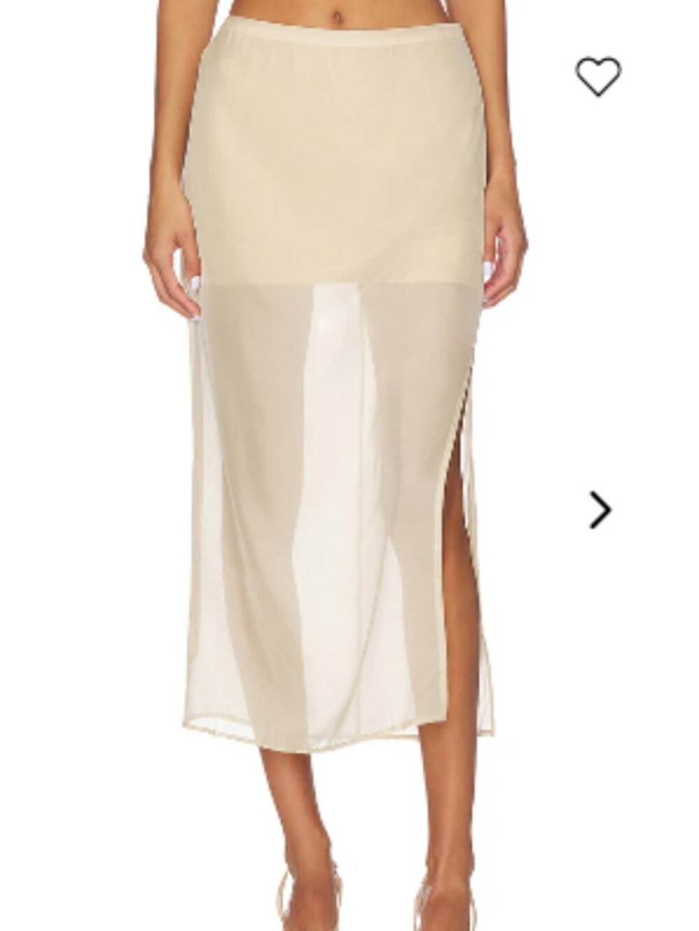 EAVES Osk Champagne Two Piece Midi Skirt Size Small NWT – HEM FLAWS